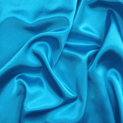 *Ткань Атлас-сатин, цвет Голубой (на отрез)  в Находке