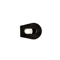 Зажим для шнура 4 мм KL цвет Чёрный + Белый (поштучно)  в Находке