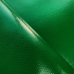 Ткань ПВХ 600 гр/м2 плотная, Зелёный (Ширина 150см), на отрез  в Находке