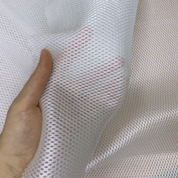 Сетка 3D трехслойная Air mesh 160 гр/м2, цвет Белый (на отрез)  в Находке