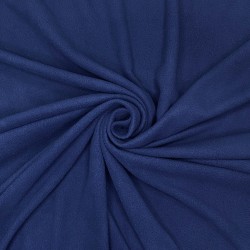 Флис Односторонний 130 гр/м2, цвет Темно-синий (на отрез)  в Находке