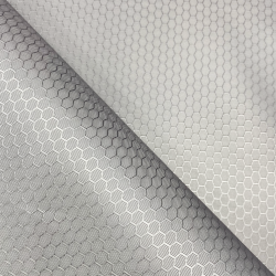 Ткань Оксфорд 300D PU Рип-Стоп СОТЫ, цвет Светло-Серый (на отрез)  в Находке