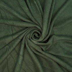 Ткань Флис Односторонний 130 гр/м2, цвет Темный хаки (на отрез)  в Находке