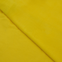 Флис Односторонний 180 гр/м2, Желтый (на отрез)  в Находке