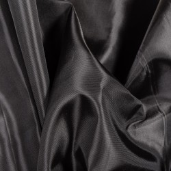 Ткань подкладочная Таффета 190Т, цвет Черный (на отрез)  в Находке