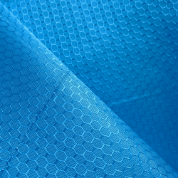 Ткань Оксфорд 300D PU Рип-Стоп СОТЫ, цвет Голубой (на отрез)  в Находке